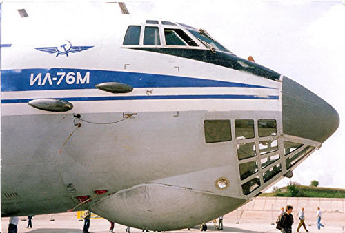 Ил-76.Кабина экипажа.
