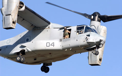 V-22 Osprey. Режим висения